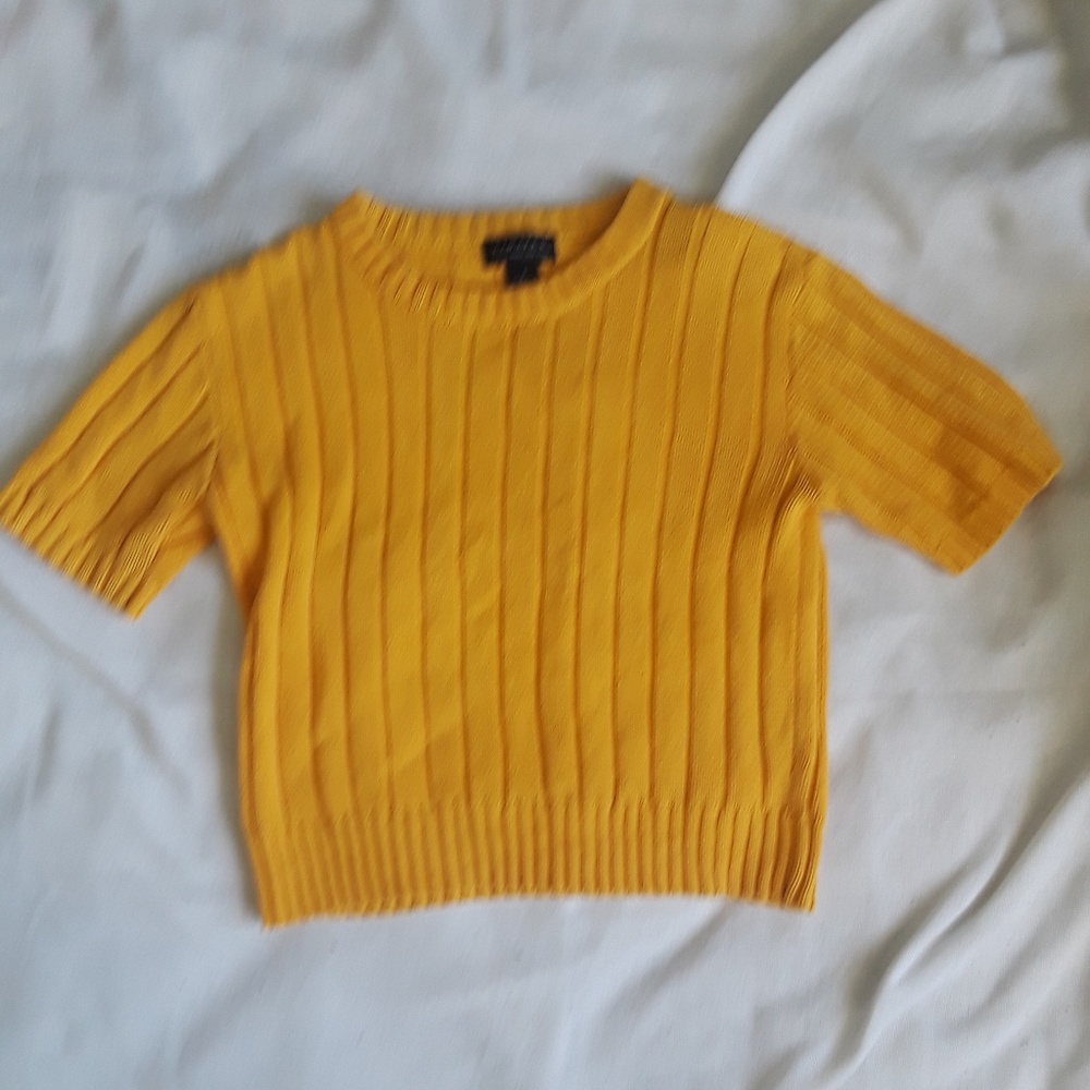 The Limited Cable Knit Short Sleeve Sweater - Picture 4 of 5